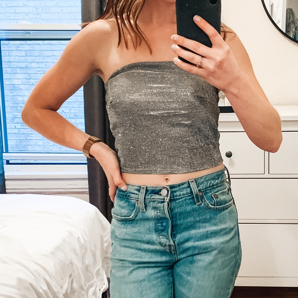 Wild Fable Sparkle Crop Top